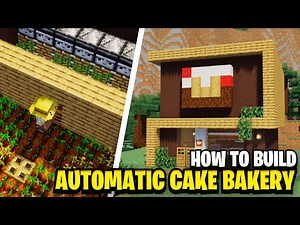How To Build An Automatic CAKE BAKERY in Minecraft!