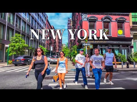 SoHo, New York Walking Tour | The Largest Shopping District in NYC in 4K