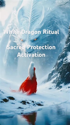 ✨ White Dragon Ritual | Sacred Sound Healing Activation #meditation #love #motivation #dragon