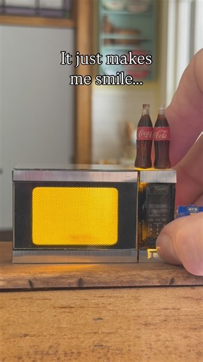 Carinne on Instagram: "Oh how I love them! I have such fun finding and making minis that move and work. Lights go on…handles turn, fans spin, etc. I love them all. It’s such fun to see all the amazing things my minis can do. This isn’t my full collection, but it’s some favorites at the moment. Which one do you love best? #dollhouse #miniatureworld #artcollection #smallworld #tinythings #miniatureart"