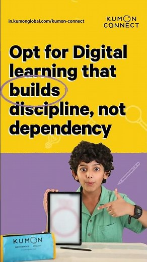 Kumon Connect blends the proven Kumon Method with digital convenience.