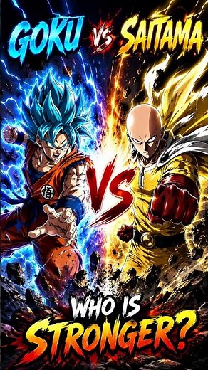Goku VS Saitama: Who is REALLY Strongest? Dragon Ball Z vs One Punch Man #anime #SaitamaVsGoku