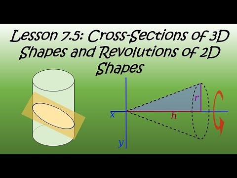 Lesson 7.5: Cross-Sections and Solids of Revolution