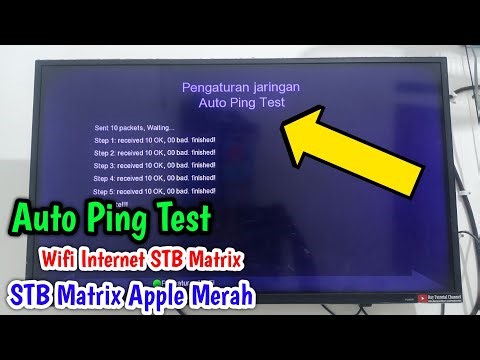 Cara Auto Ping Test WiFi di STB Matrix Apple | Internet Stabil & Anti Lag