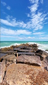 Azure Sky & Sea Waves: Stunning Natural Road into the Sea | Deep Focus Relaxation Video