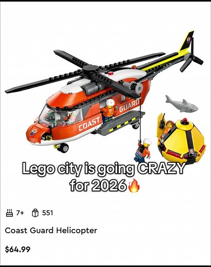 That helicopter looks amazing #lego #legotiktok #fyp #legocity #2026 | Lego City