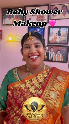 Baby Shower Makeup ✨#shorts #krishma_makeover#trending #makeup#bridal#explore#viral #wedding#mua