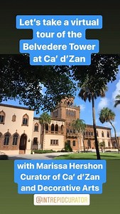 Join curator Marissa Hershon on a virtual tour of Ca' d'Zan. For this episode, we’ll take a closer look at the terracotta ornamentation of the Belvedere Tower. | The Ringling