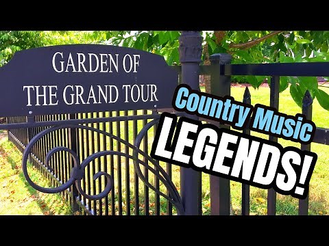Famous Graves - GEORGE JONES, MARTY ROBBINS & Other Country Music Legends In Nashville, TN (PART 2)
