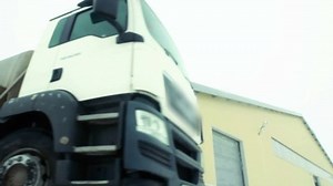 Milk truck carries milk to customers/Milk tanker/Transportation of milk products /Heavy vehicle/Shipping milk to customers/Delivery truck