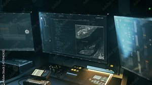 Operating the network monitoring system to collect target information. Network monitoring technology gathers information from the selected area. Network monitoring software sends information to police
