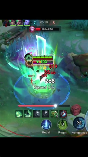 Omg!! Thamuz so Crazy Damage 😈🔥 s89 #mlbb #shorts