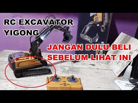 REVIEW MAINAN RC EXCAVATOR YIGONG CUMA BEGINI SAJA