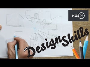 How to Draw Using One Point Perspective - Design Skills 5 For Beginners