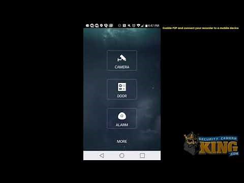 TUTORIAL: Enable P2P and connect your recorder to a mobile device