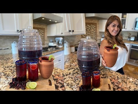 Aguas Frescas Recipe | Agua De Jamaica | Spiked Jamaica Drink | Hibiscus Tea Recipe