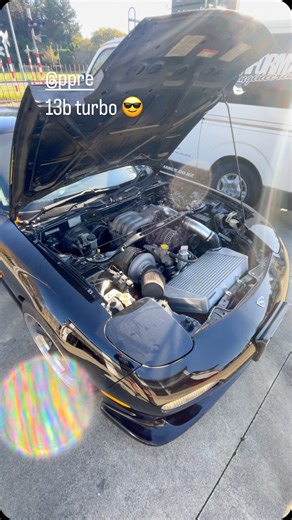 2.1K views · 2.7K reactions | From humble beginnings to a perfect street package This one started with a basic @p.p.r.e turbo block bridge port with twin turbos — now recently fitted and tuned with our custom single turbo V-mount kit. Perfect 400whp Street-ready fun! #rotarylife #13B #SingleTurbo #VMount #RX7Build #Bridgeport #400whp #PPRE #StreetCarGoals #sunsout | P.P.R.E Pulse Performance Race Engineering (OFFICIAL) | Facebook