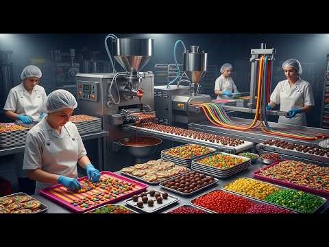 Inside a Real Candy Factory: See How Delicious Candies Are Made!