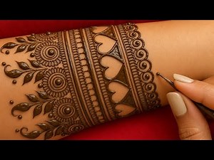Latest bridal mehndi design full front hand 2026 | Easy stylish mehndi design | Latest mehndi design