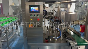 4.7K views · 61 reactions | 8FH | Powder Packaging Machine 100-1000g | 30-60 packets/minute | Fine powder (coffee powder, spices, milk powder, chili powder, herbal powder, laundry detergent, flour, coffee powder, medicinal powder, cosmetic powder, chemical powder, ginger powder, tapioca flour, turmeric powder, starch, etc.) #HONETOP #powderpacking #foodpacking #packingmachine #b2b | Honetop Packing Machine | Facebook