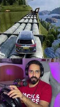 Can the Fortuner Handle This Scary Bridge? Extreme Test! #shortsfeed #viralshorts #ets2