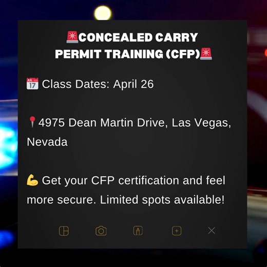  Get Your Nevada Concealed Carry Permit in Just One Day! $89.99 CCW Training - Legally Carry in 33 States! Take 1 class & get certified! Reserve your seat now!  | Concealed Coalition | Facebook