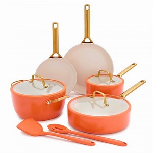 GreenPan 10-Piece Reserve Pro Cookware Set, Ceramic Nonstick, Oven Safe, Dishwasher Safe, Harvest