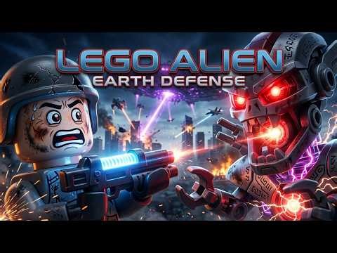 LEGO Robot Army Attacks Earth Future War 2150 Epic Battle 🔥🤖 | Lego Animation | Lego Movie