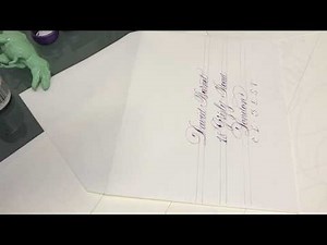 How To: Seal Your Letters With The Perfectly Written Envelope Using A Calligraphy Dip Pen And Nib