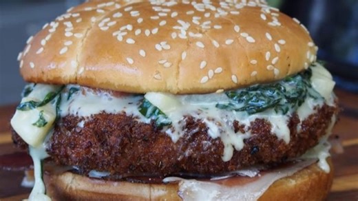 Popeye Burger Recipe! (Pork Cheeseburger)