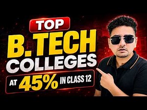 Top B.Tech Colleges at 45% in Class 12 😱 | Low Percentage Colleges List 2026 | Abdul Sir