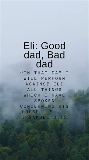 Men of the Bible Devotional: Eli #jesus #motivation #loveuponjesus #peace #biblecharacter