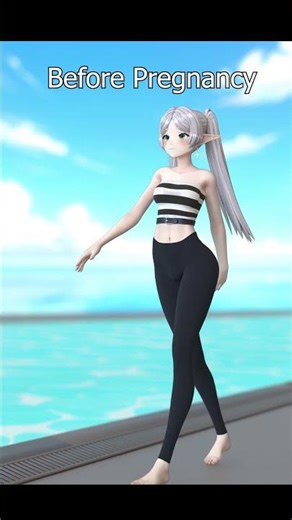 Day 41 Animating | Frieren | #frieren #zelda #animation #blender #tutorial #roblox #pregnancy