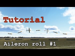 Aileron roll #1 tutorial - Aerobatics