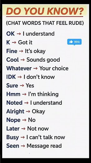 some Chat Words That Secretly Sound Rude! 🔥 #Shorts
