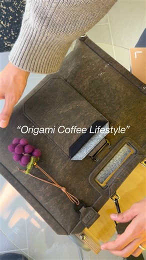 UJUAL on Instagram: "Discover a new bag design concept inspired by Swiss design and Japanese origami made for coffee creative work lifestyle 😎"