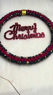 DIY MACRAMÉ CHRISTMAS WREATH #diy