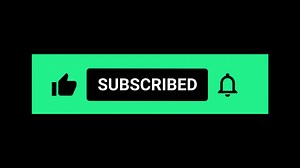 Download Subscribe Button alpha channel transparent background V5 for free