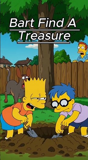 Bart’s Epic Treasure Hunt in Springfield! Funniest Simpsons Adventure 😂 Hidden Chest Twist