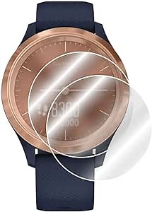 IPG for Garmin vivomove 3S, Hybrid Smartwatch Screen Protector (2 Units) Invisible Ultra HD Clear Film Anti Scratch Guard-Smooth/Self-Healing/Bubble -Free for 3S