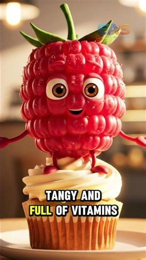 Rosie the Raspberry ❤️ Cute Cupcake Mascot Full of Sweet Tangy Fun