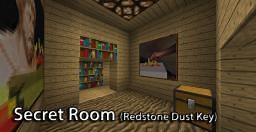 Secret Room (Redstone Dust Key) Minecraft Map
