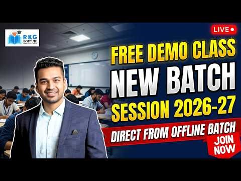 F2F & Hybrid Live Batch (1st DEMO Class) - ACCOUNTS | Basic "Accounting" Concept | Class 12