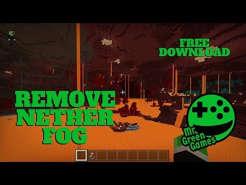 Removed Nether Fog - Free Texture Pack (Download In The Description) #Minecraft #BedrockEdition