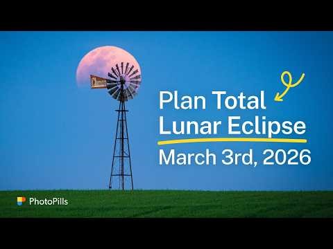 How to Plan a Photo of the Total Lunar Eclipse of March 3rd, 2026