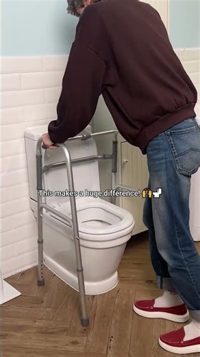 The bathroom hack every senior needs! 👴🙌 #mobility #health