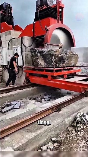 Mesin Raksasa Pemotong Batu Blok Granit & Marmer