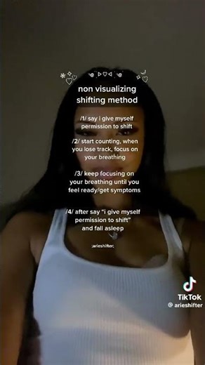 Non visualizing shifting method !