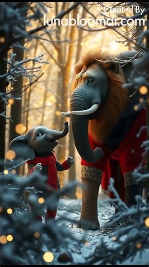 Lion & Elephant Sing ‘We Wish You a Merry Christmas’—Hilarious Animal Holiday Duet!