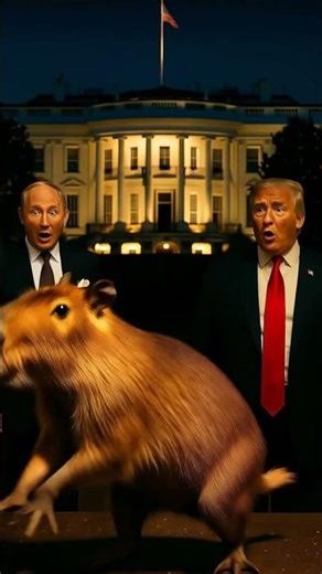 A Dancing Capybara At the White House?! 😂🇺🇸